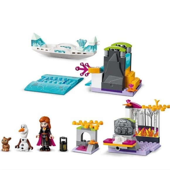 LEGO Disney Frozen II Anna’s Canoe Expedition Frozen Adventure Building Kit - Picture 2 of 13
